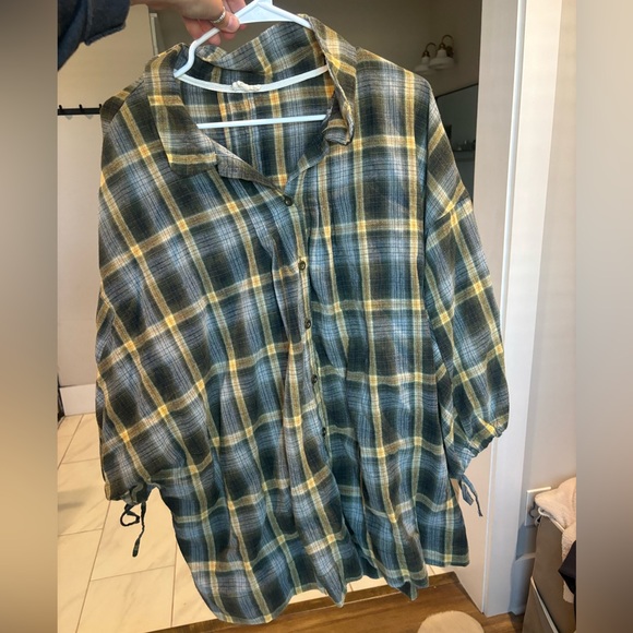 Oversized POL Shacket Top - Picture 3 of 6